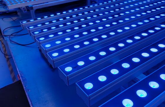 18-48 Вт светодиодные стеновые лампы для стиральной машины с включенным или выключенным режимом управления DMX512 Подходит для температуры работы от -10 до 40 °C