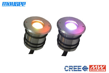 Ультра - Тонкий Мощный IP68 3W RGB LED Lights / Опалубка RGB LED Наружное освещение